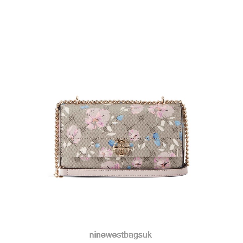 Nine West Kyelle Convertible Xbody Flap RFX40B2495 - Nine West UK Sale Floral Logo