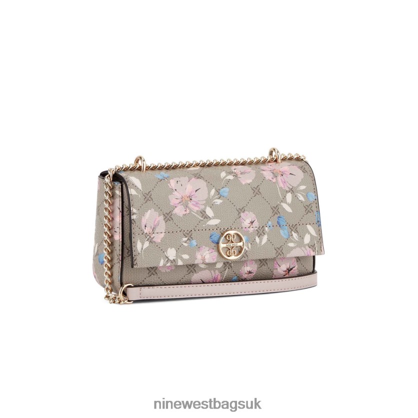 Nine West Kyelle Convertible Xbody Flap RFX40B2495 - Nine West UK Sale Floral Logo