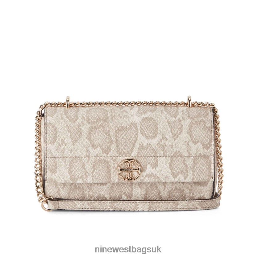 Nine West Kyelle Convertible Xbody Flap RFX40B2496 - Nine West Bags UK Natural Python