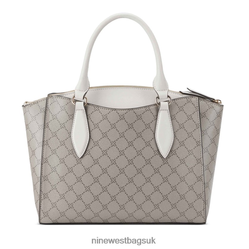 Nine West Kyelle Jet Set Satchel RFX40B2498 - Nine West Sandals UK Beige Logo/Milk