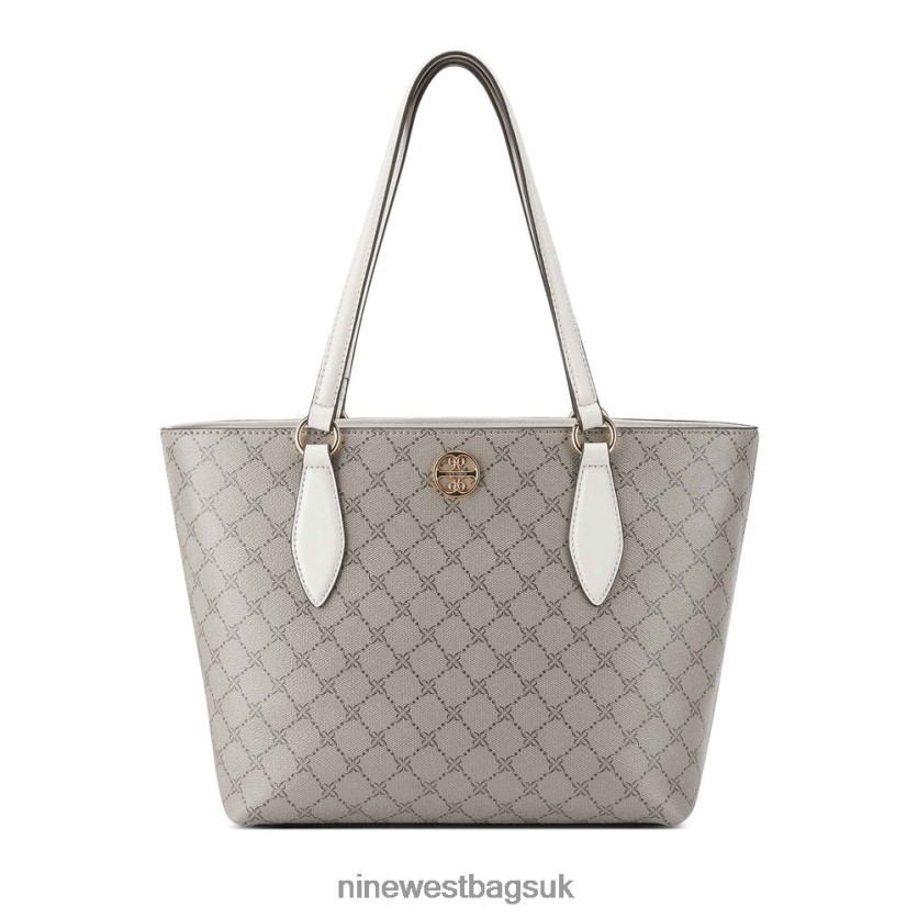 Nine West Kyelle Small Tote RFX40B2499 - Nine West UK Sale Beige Logo/Milk