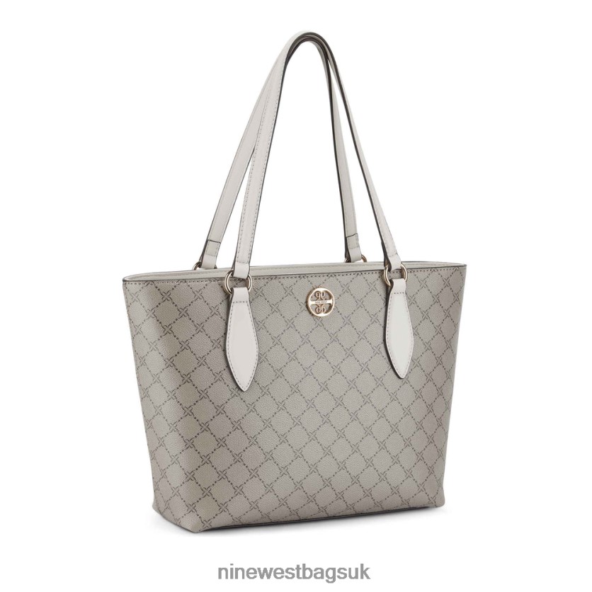 Nine West Kyelle Small Tote RFX40B2499 - Nine West UK Sale Beige Logo/Milk
