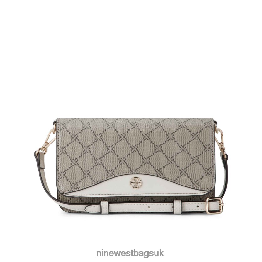 Nine West Kyelle Wallet On A String RFX40B2501 - Nine West UK Beige Logo/Milk