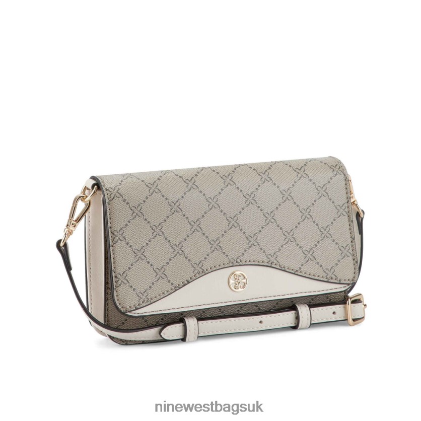 Nine West Kyelle Wallet On A String RFX40B2501 - Nine West UK Beige Logo/Milk