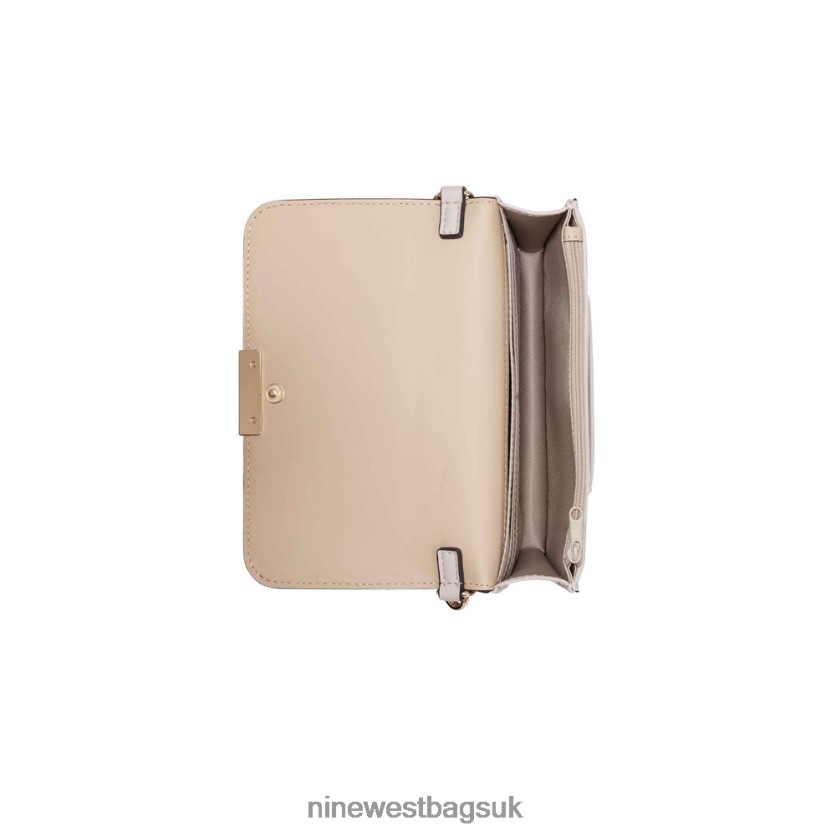 Nine West Lawson Wallet On A String RFX40B2507 - Nine West UK Sale Mushroom Logo/Pink