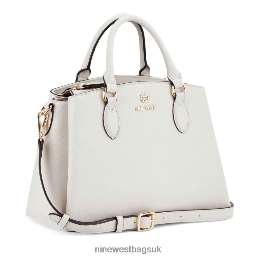 Nine West Zenith Small Triple Compartment Satchel Crossbody RFX40B2553 - Nine West UK Milk