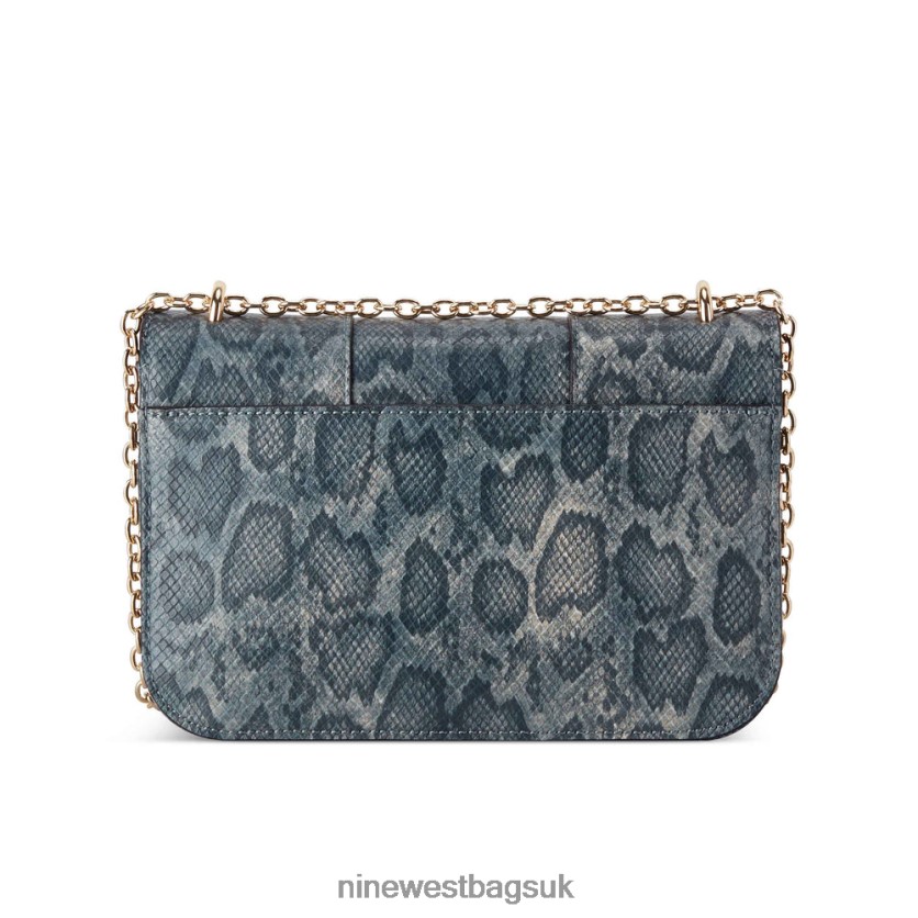 Nine West Carol Convertible Shoulder Bag RFX40B2445 - Nine West UK Denim Python