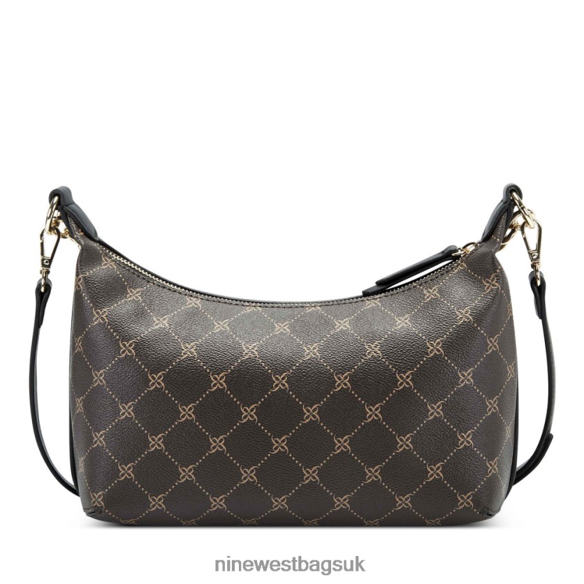 Nine West Ronnie Top Zip Shoulder Bag RFX40B2678 - Nine West UK Brown/Black