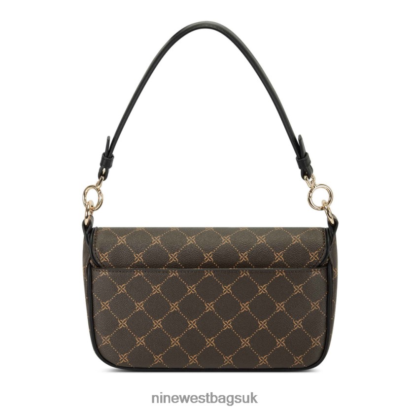 Nine West Zetta Small Shoulder Bag RFX40B2790 - Nine West UK Brown/Black