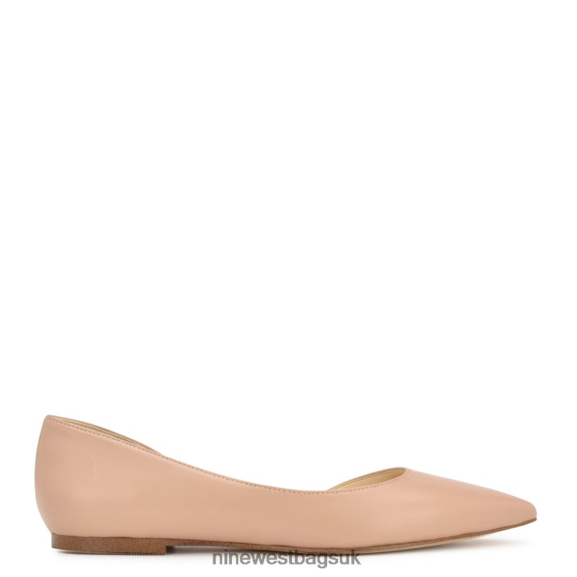 Nine West Blaha d'Orsay Flats RFX40B2268 - Nine West Bags UK Barely Nude Leather