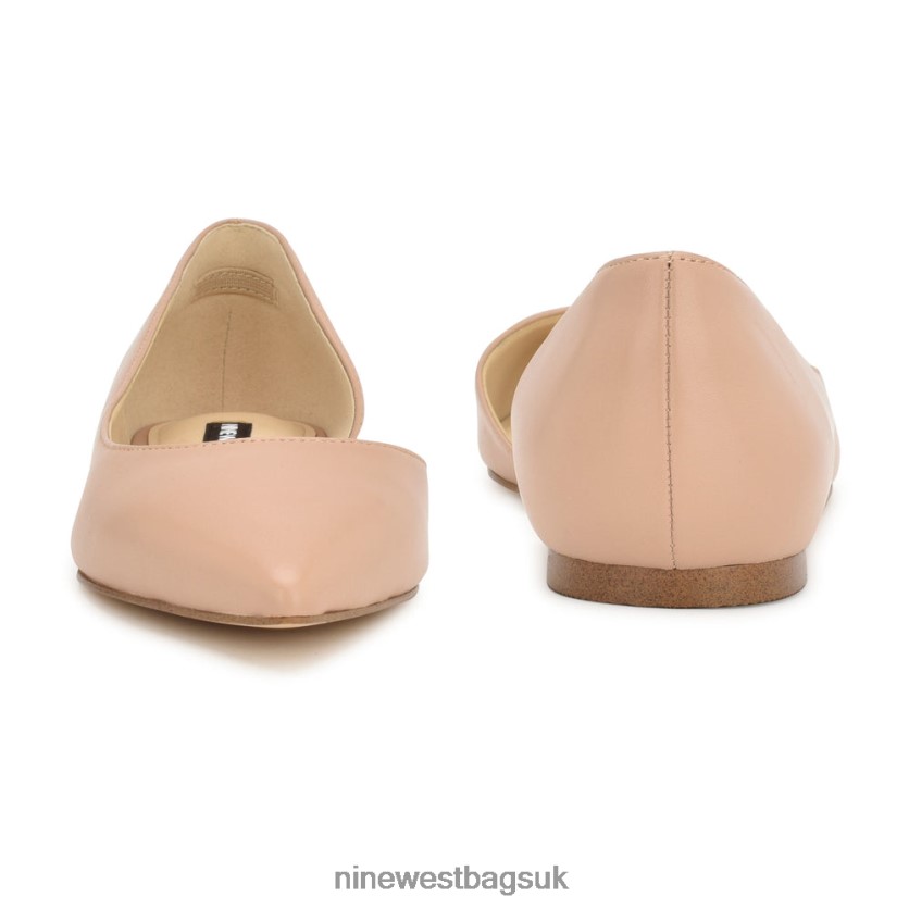 Nine West Blaha d\'Orsay Flats RFX40B2268 - Nine West Bags UK Barely Nude Leather
