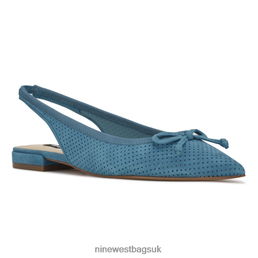 Nine West Livi Slingback Pointy Toe Flats RFX40B1063 - Nine West UK Sale