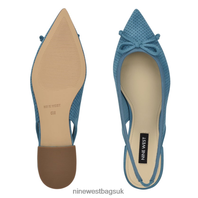 Nine West Livi Slingback Pointy Toe Flats RFX40B1063 - Nine West UK Sale