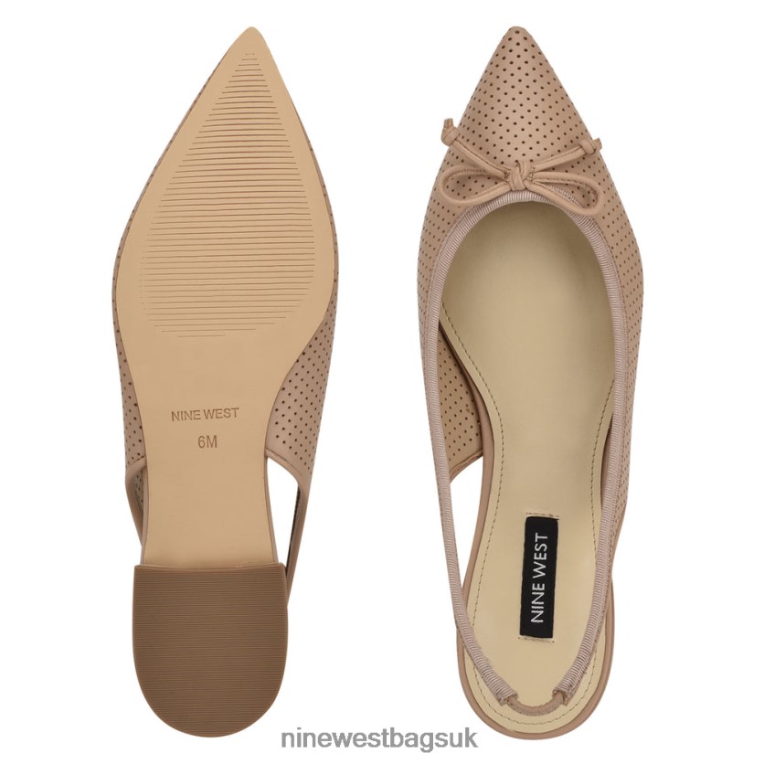 Nine West Livi Slingback Pointy Toe Flats RFX40B2343 - Nine West UK Sale