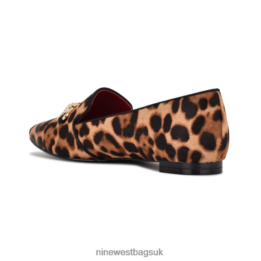 Nine West Area Pointy Toe Flats RFX40B2148 - Nine West Bags UK Leopard Haircalf