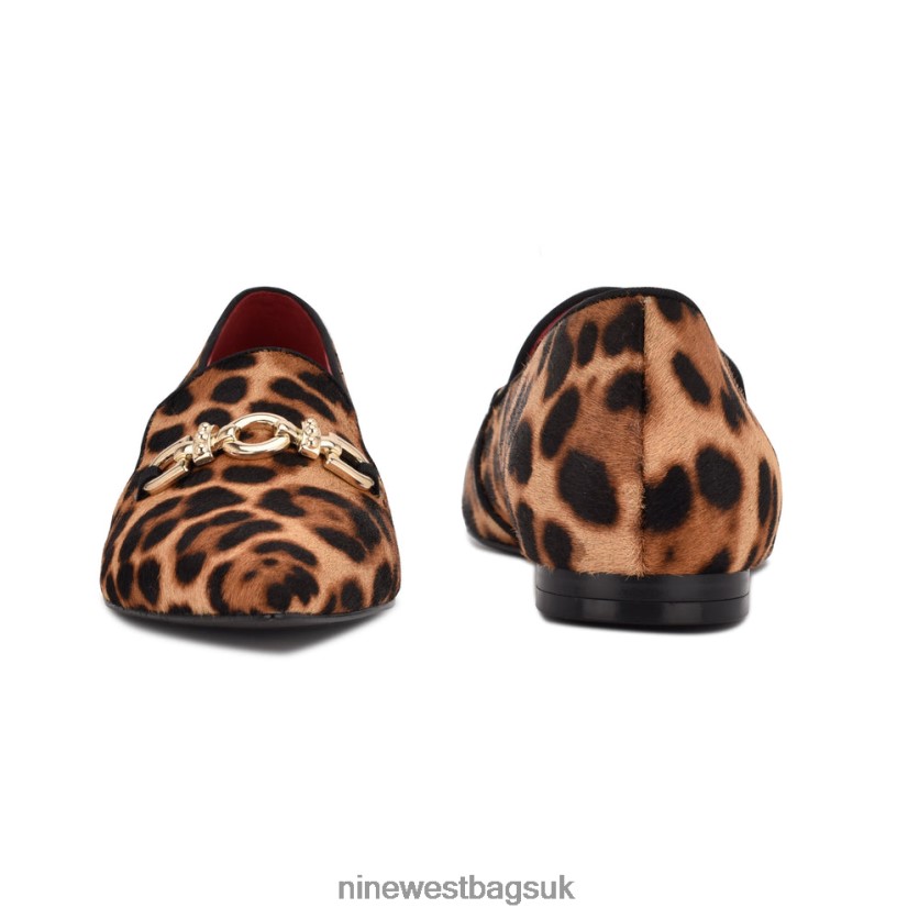 Nine West Area Pointy Toe Flats RFX40B2148 - Nine West Bags UK Leopard Haircalf