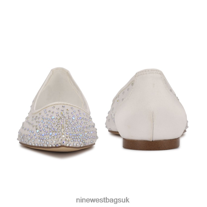 Nine West Boost Pointy Toe Flats RFX40B2289 - Nine West UK White Mesh