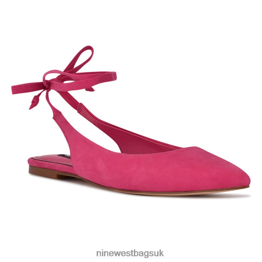 Nine West Bop Ankle Wrap Pointy Toe Flats RFX40B1920 - Nine West Bags UK