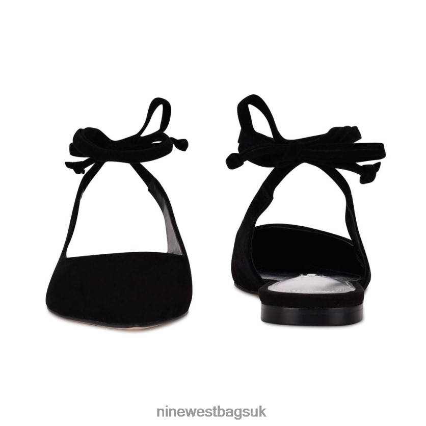 Nine West Bop Ankle Wrap Pointy Toe Flats RFX40B2325 - Nine West UK
