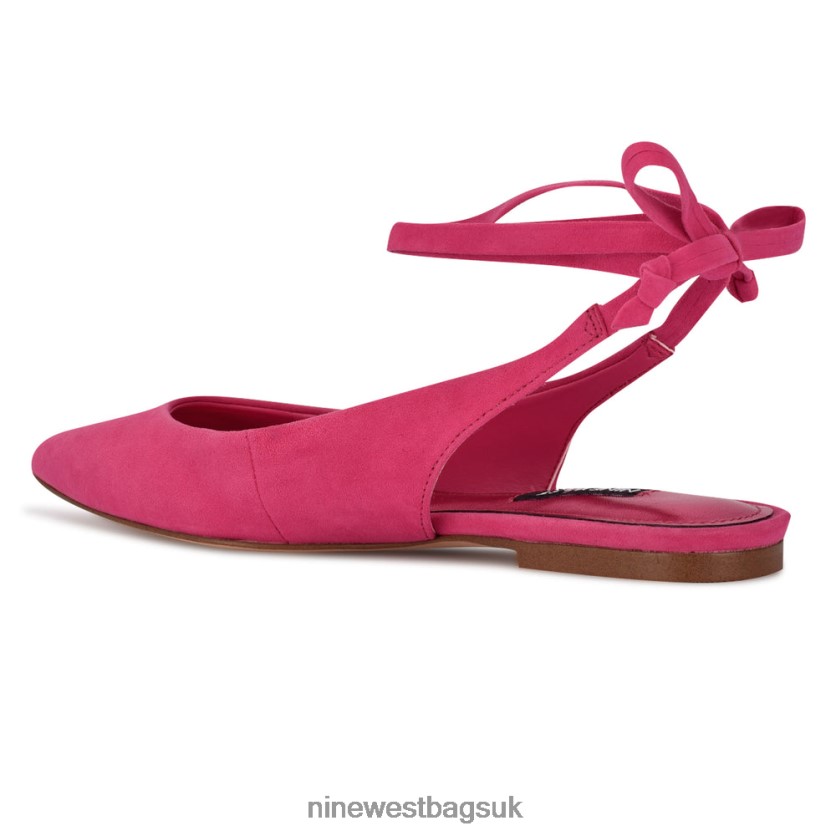Nine West Bop Ankle Wrap Pointy Toe Flats RFX40B966 - Nine West Sandals UK