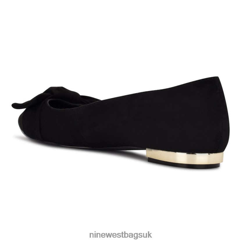 Nine West Favs Pointy Toe Flats RFX40B2280 - Nine West Bags UK Black Suede