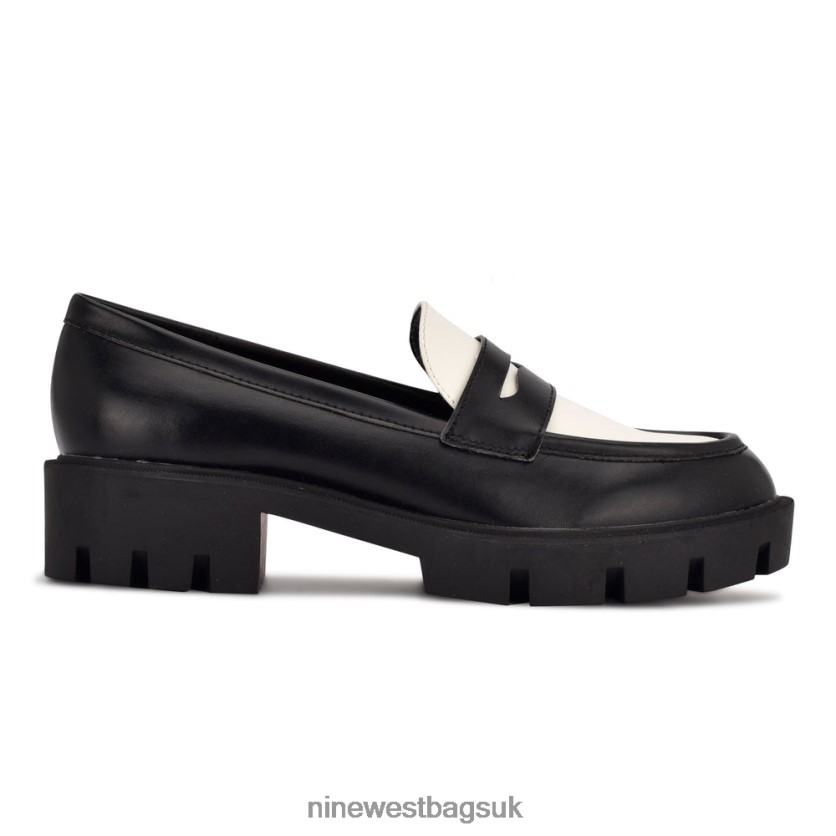 Nine West Maibel Slip-On Loafers RFX40B2296 - Nine West Bags UK Jet Black