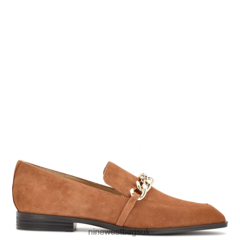 Nine West Onxe Slip-On Loafers RFX40B2157 - Nine West UK Cognac Suede