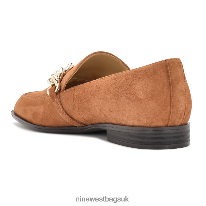 Nine West Onxe Slip-On Loafers RFX40B2157 - Nine West UK Cognac Suede