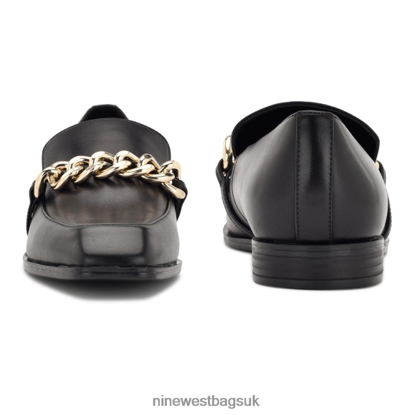 Nine West Onxe Slip-On Loafers RFX40B2320 - Nine West Bags UK Black Leather