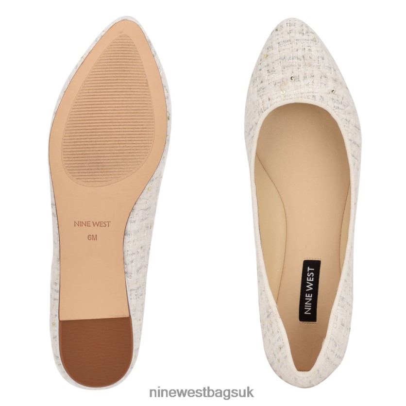 Nine West Speakup Almond Toe Flats RFX40B2358 - Nine West Sandals UK