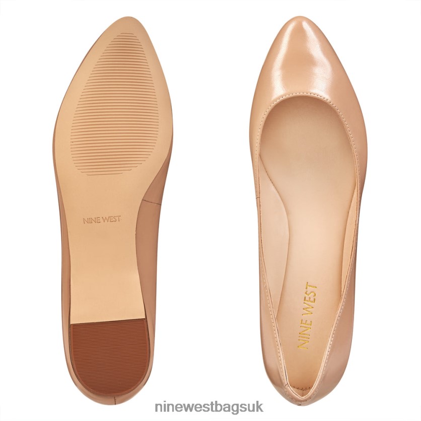 Nine West Speakup Almond Toe Flats RFX40B2384 - Nine West Bags UK