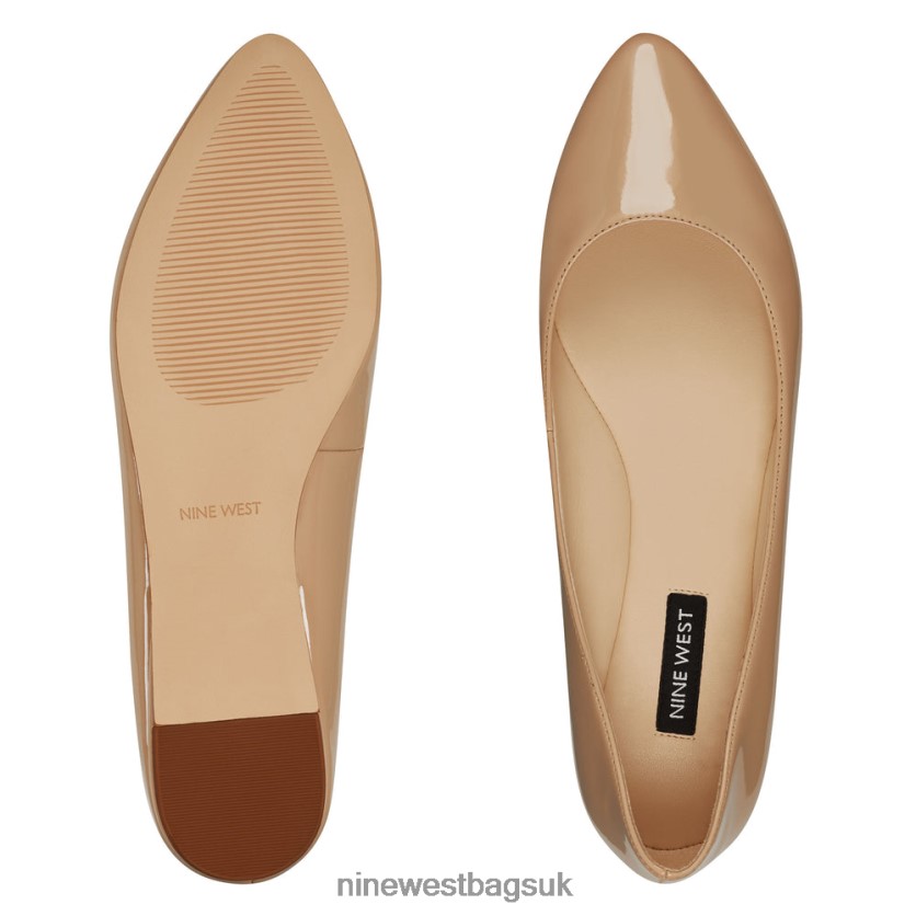 Nine West Speakup Almond Toe Flats RFX40B2410 - Nine West Sandals UK