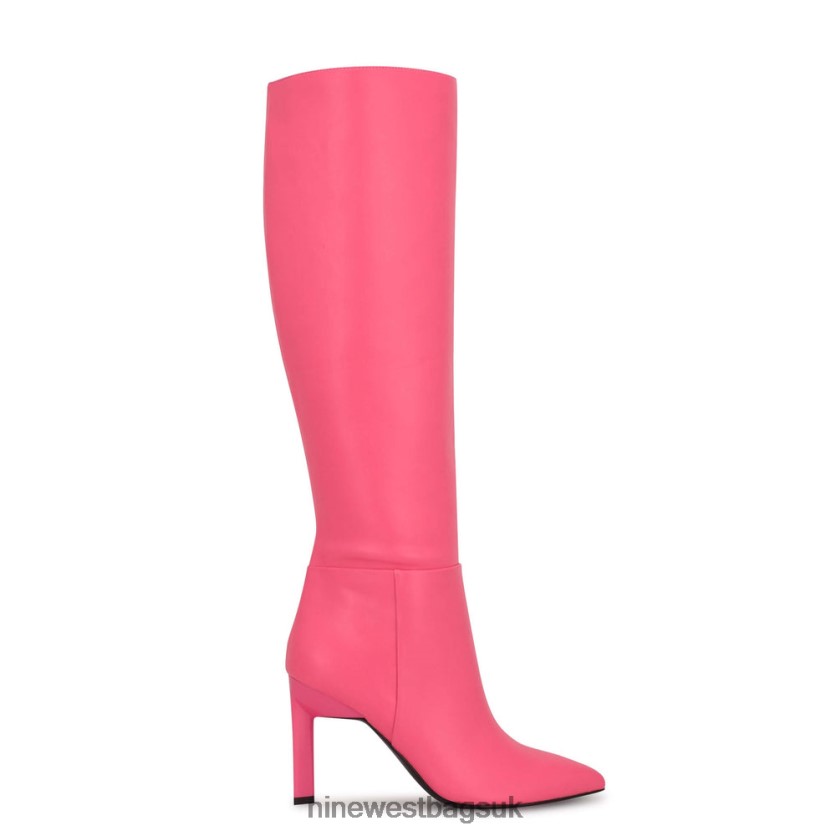 Nine West Eardy Heeled Boots RFX40B1064 - Nine West Bags UK Neon Pink