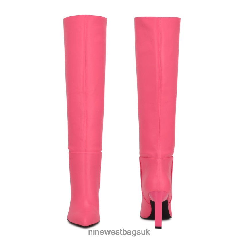 Nine West Eardy Heeled Boots RFX40B1064 - Nine West Bags UK Neon Pink