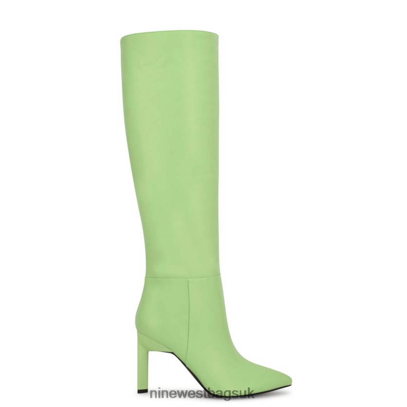 Nine West Eardy Heeled Boots RFX40B1065 - Nine West UK Neon Green