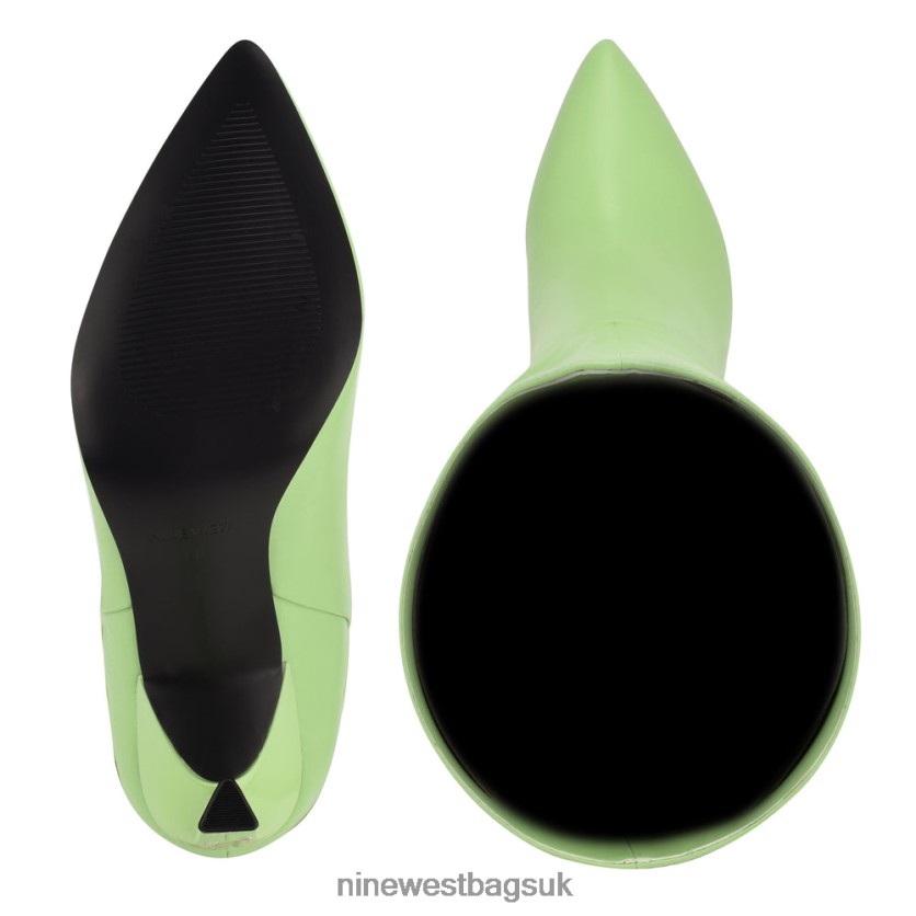 Nine West Eardy Heeled Boots RFX40B1065 - Nine West UK Neon Green