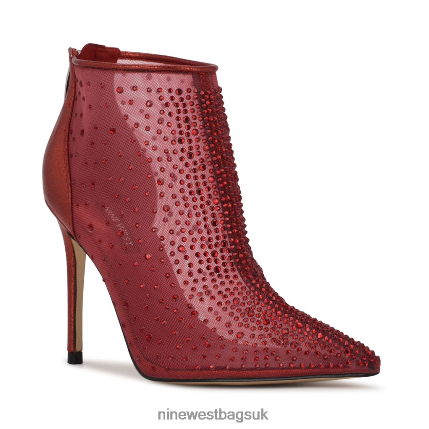 Nine West Fornow Dress Booties RFX40B1694 - Nine West Sandals UK Red