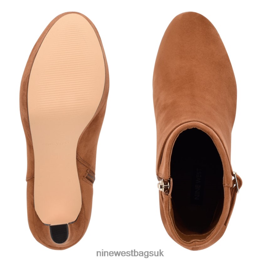 Nine West Gripe Dress Booties RFX40B2929 - Nine West Bags UK Brown Suede