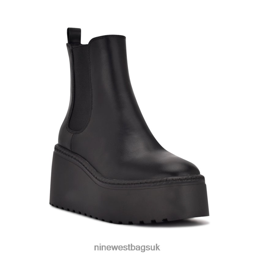 Nine West Henrita Chelsea Platform Booties RFX40B2928 - Nine West UK Sale Black