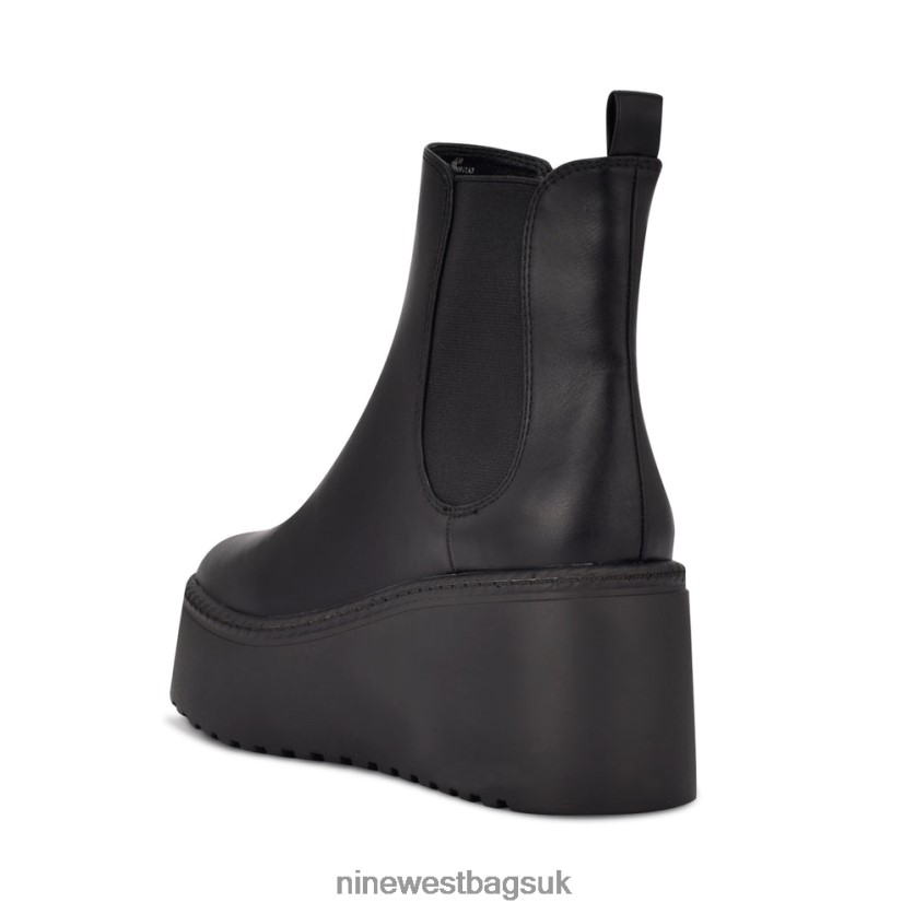 Nine West Henrita Chelsea Platform Booties RFX40B2928 - Nine West UK Sale Black