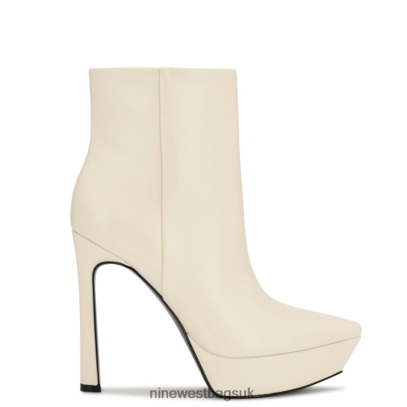 Nine West Loraa Platform Booties RFX40B2923 - Nine West Sandals UK Chic Cream
