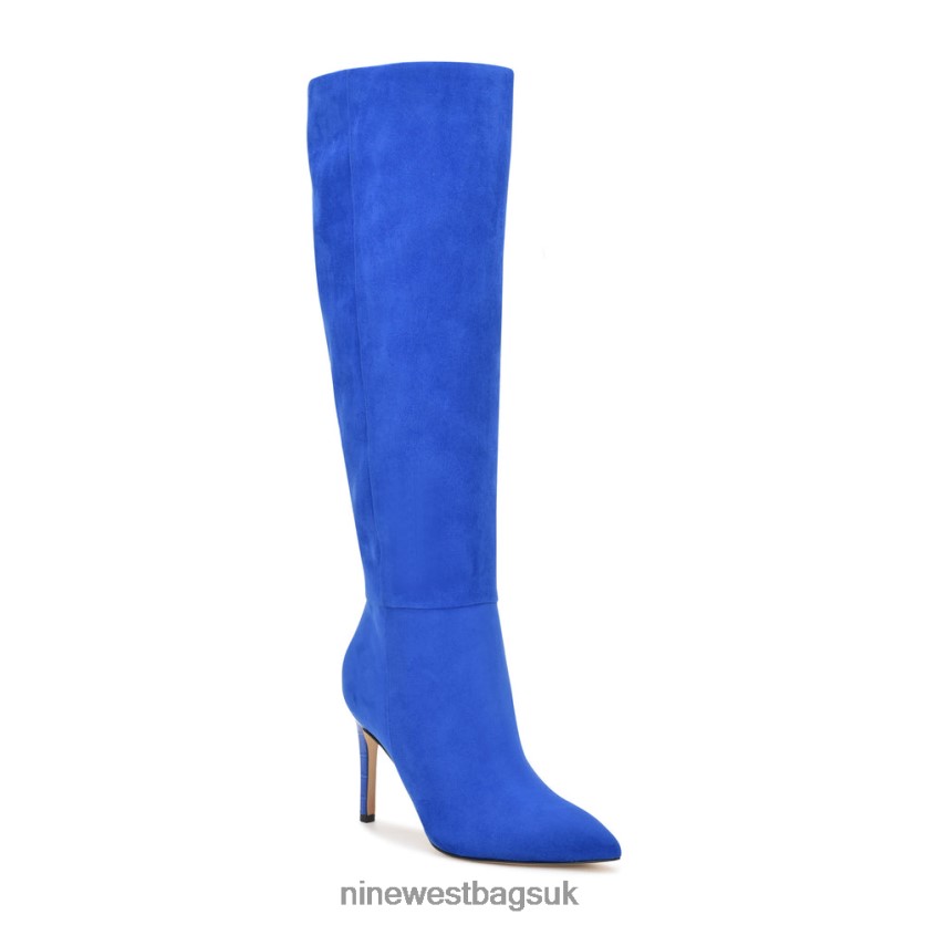 Nine West Richy Heeled Boots RFX40B929 - Nine West UK Blue Suede