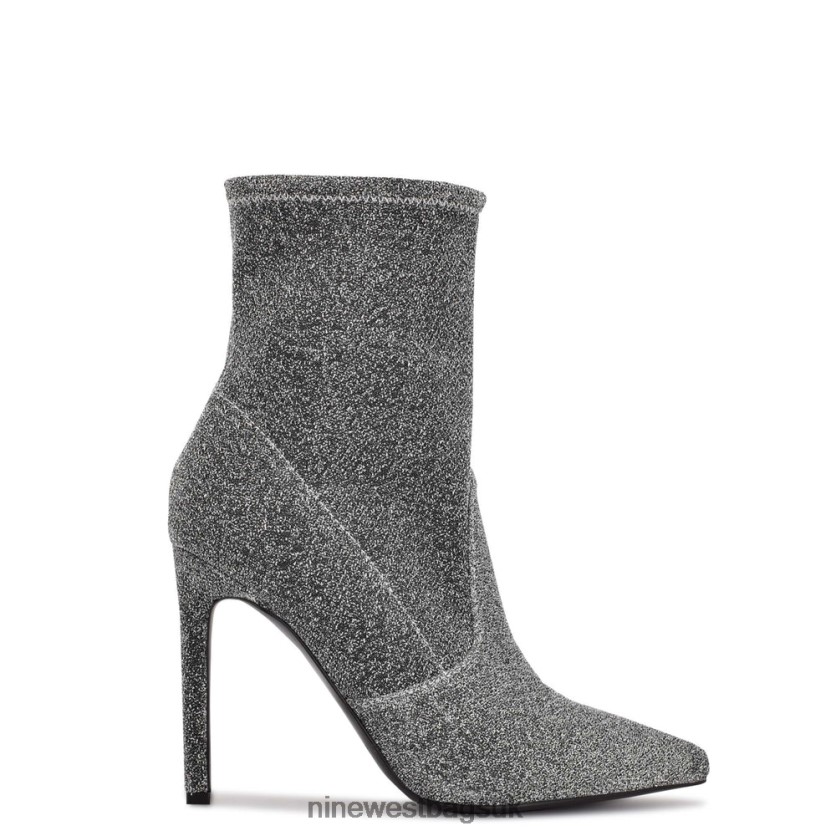 Nine West Teoy Dress Booties RFX40B1536 - Nine West Bags UK Pewter Metallic