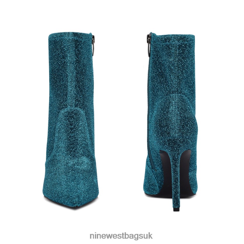 Nine West Teoy Dress Booties RFX40B948 - Nine West Bags UK Blue Glitter