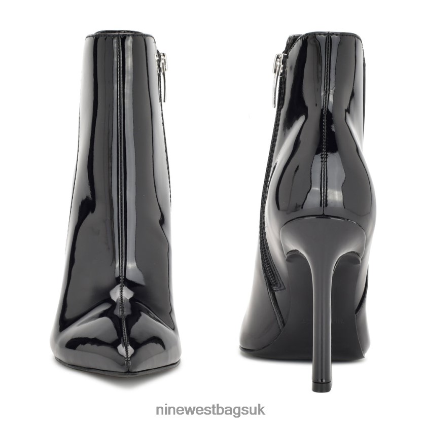 Nine West Torrie Dress Booties RFX40B1520 - Nine West Bags UK Black Patent