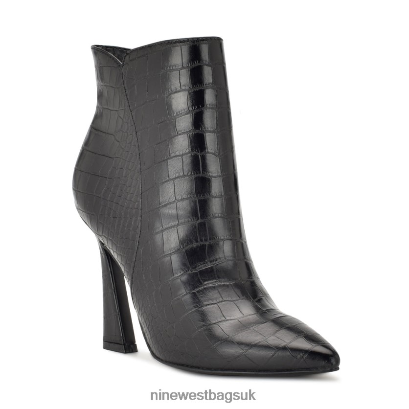 Nine West Torrie Dress Booties RFX40B2941 - Nine West Bags UK Black Croco