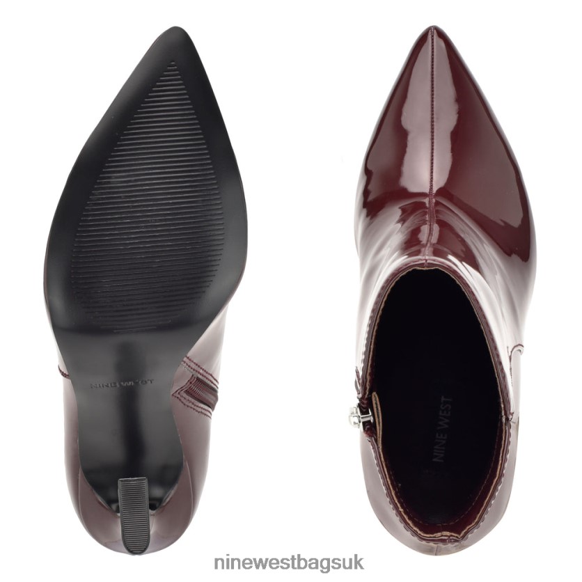 Nine West Torrie Dress Booties RFX40B2942 - Nine West UK Wine Patent