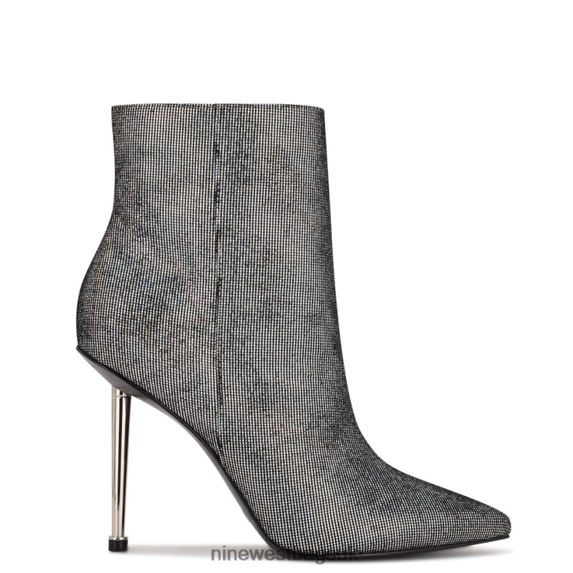 Nine West Tryin Dress Booties RFX40B1861 - Nine West UK Silver Holographic