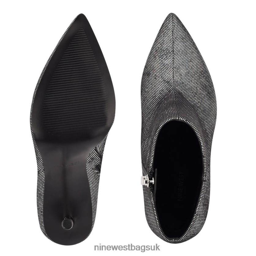 Nine West Tryin Dress Booties RFX40B1861 - Nine West UK Silver Holographic
