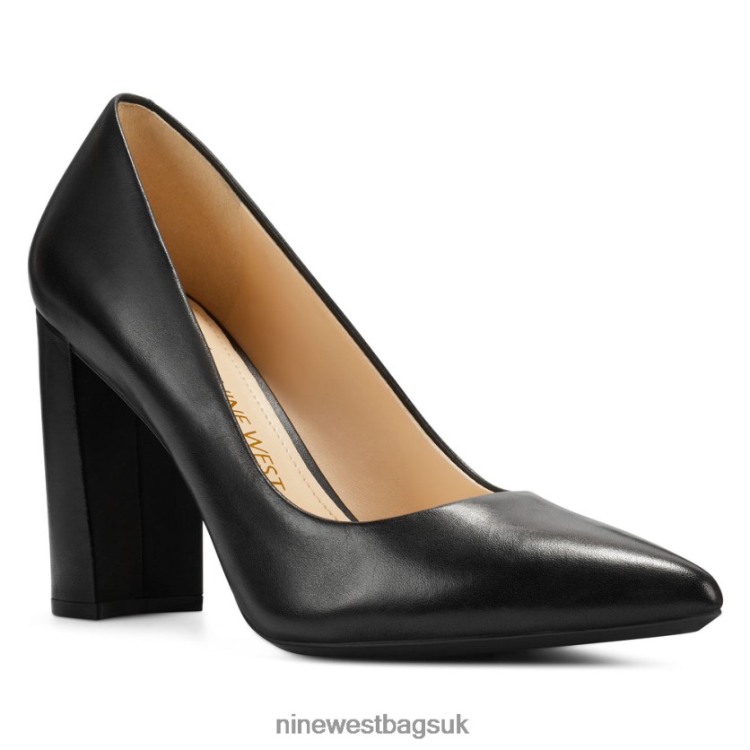 Nine West Astoria 9x9 Pumps RFX40B1466 - Nine West Sandals UK Black Leather